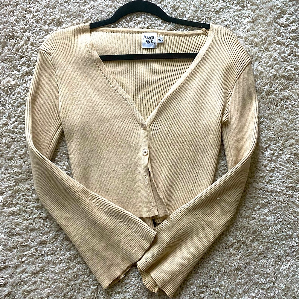 Princess Polly Cropped Button Cardigan
